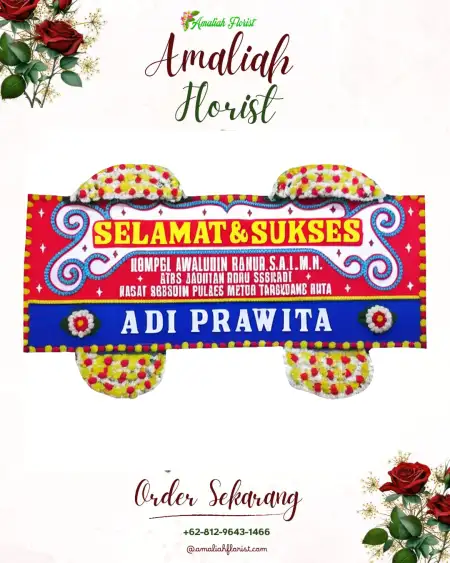 Papan Bunga Ucapan Selamat Pasar Manggis